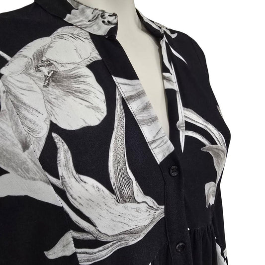 Black & White floral dress